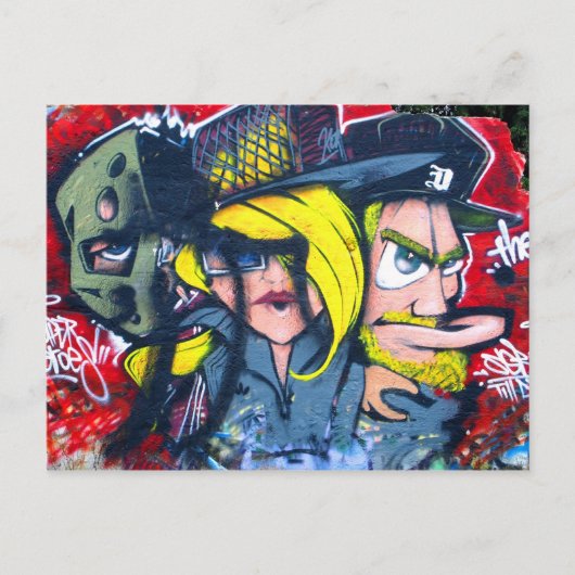 Carte Postale street ART (Devant)