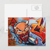 Carte Postale street ART (Devant / Derrière)