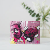 Carte Postale street ART (Debout devant)
