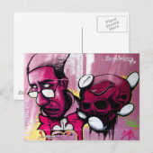 Carte Postale street ART (Devant / Derrière)