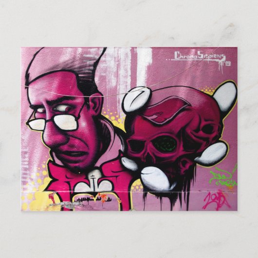 Carte Postale street ART (Devant)