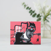 Carte Postale street ART (Debout devant)