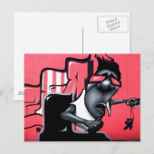 Carte Postale street ART (Devant / Derrière)