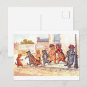 Carte Postale Street Cats par Louis Wain (Devant / Derrière)