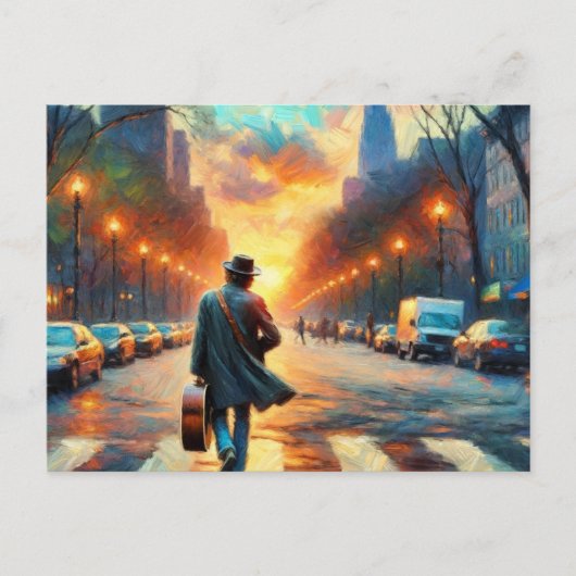 Carte Postale Street de musique (Devant)