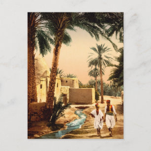 Carte Postale Street in the old town, Biskra, Algeria