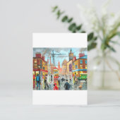 Carte Postale Street Life tramway tramway tramway ville tramway  (Debout devant)