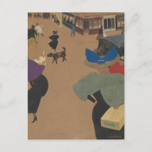 Carte Postale Street scene à Paris