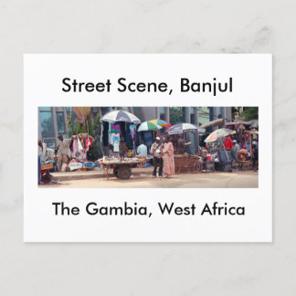 Carte postale, Street Scene, Banjul