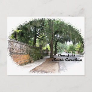 Carte Postale Street Scene, Beaufort, SC