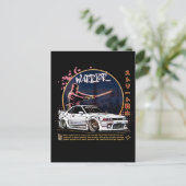 Carte Postale Street Warrior Samurai - Pilote Skyline (Debout devant)