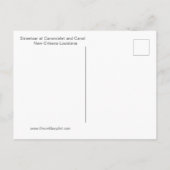 Carte postale Streetcar (Dos)