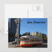 Carte Postale Streetcar - San Francisco (Devant / Derrière)