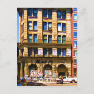 Carte Postale Streetcorner NYC coloré