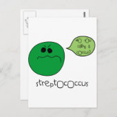 Carte Postale Streptocoque (Devant / Derrière)