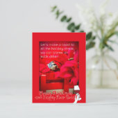 Carte Postale Stress vacances Sarcastique et citation Noël VINS (Debout devant)