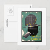 Carte Postale Strictement affaire (Devant / Derrière)