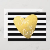 Carte Postale Stried Black White Gold (Devant / Derrière)