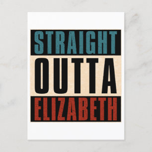 Carte Postale Stright Outta Elizabeth New Jersey NJ