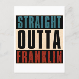 Carte Postale Stright Outta Franklin Tennessee TN
