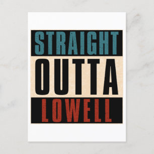 Carte Postale Stright Outta Lowell Massachusetts MA