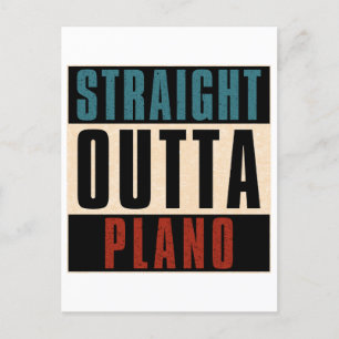 Carte Postale Stright Outta Plano Texas TX