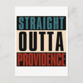 Carte Postale Stright Outta Providence Rhode Island RI (Devant)