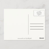 Carte Postale Striped Happy Anniversaire (Dos)
