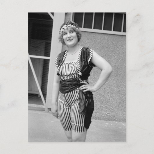 Carte Postale Stripes amincissantes, années 1920 (Devant)