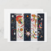 Carte Postale Stripes, Wassily Kandinsky (Devant / Derrière)