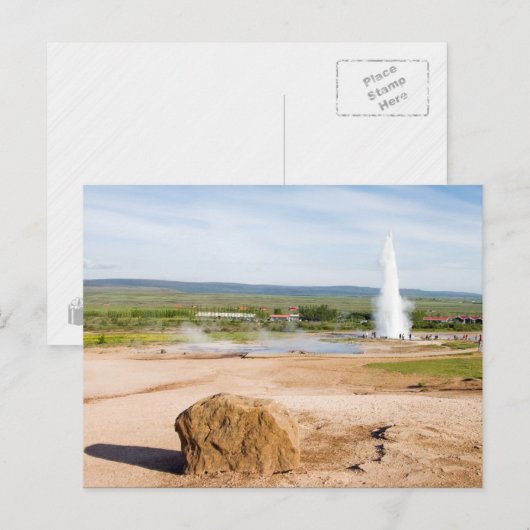 Carte Postale Strokkur #3 (Devant / Derrière)