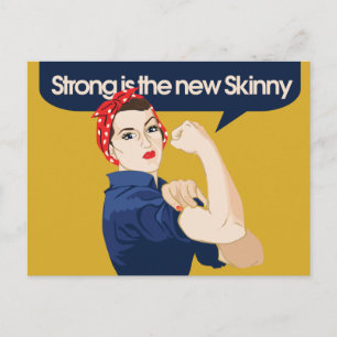Carte Postale Strong est la nouvelle Skinny