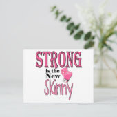 Carte Postale STRONG est la nouvelle Skinny! Avec Gants En Boxe (Debout devant)