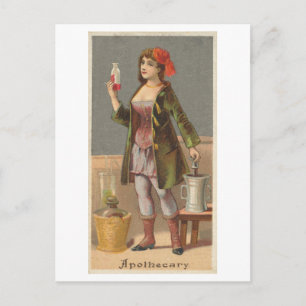 Carte Postale Strong Women Series #10 : Apothecary Vintage