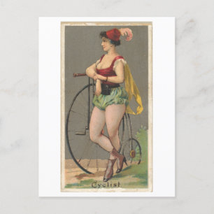 Carte Postale Strong Women Series #16 : Cycliste Vintage