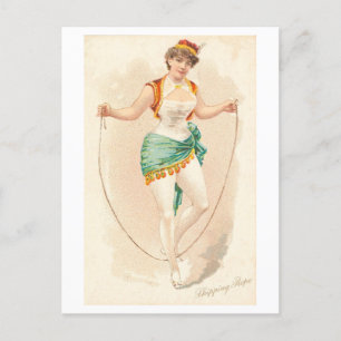 Carte Postale Strong Women Series #42 : Skipping Rope Vintage
