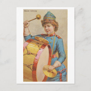 Carte Postale Strong Women Series #46 : Vintage tambour