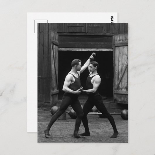 Carte Postale Strongman Match (Devant / Derrière)