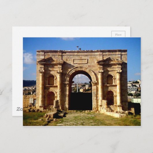 Carte Postale Structure romaine (Devant / Derrière)