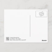 Carte postale strutting Rooster (Dos)