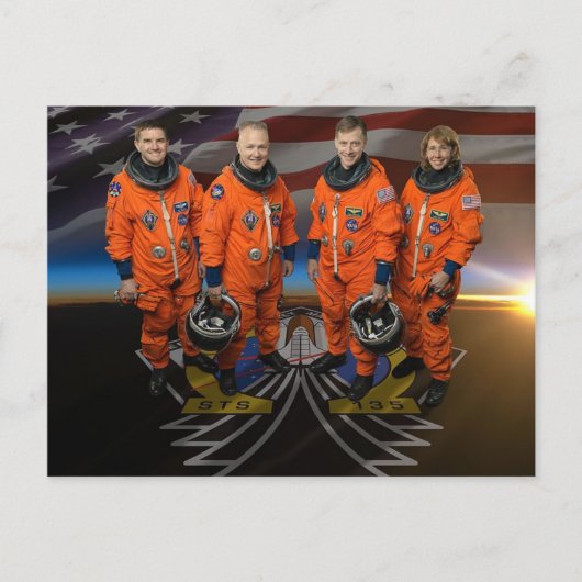 Carte Postale STS-135_Official_Crew_Photo (Devant)