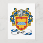 Carte Postale Stuart Family Crest (Devant)