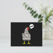 Carte Postale Stubborn Wyandotte Chicken (Debout devant)