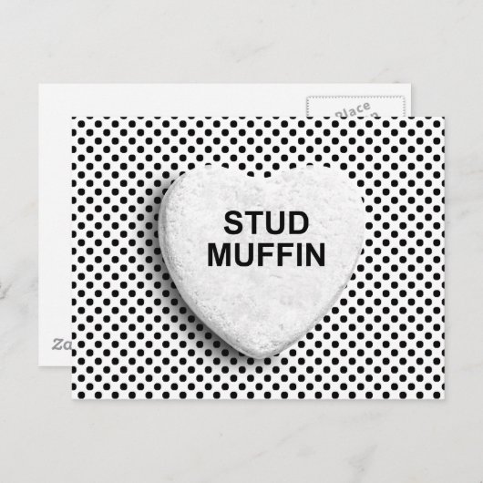 CARTE POSTALE STUD MUFFIN (Devant / Derrière)