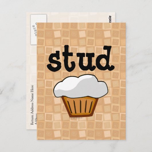 Carte Postale Stud Muffin (Devant / Derrière)
