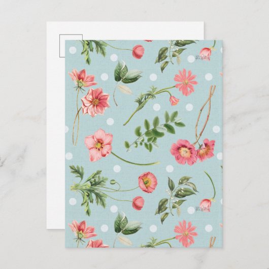 Carte Postale Studio Botanical (Devant / Derrière)