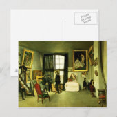 Carte Postale Studio de l'artiste, 1870 (Devant / Derrière)