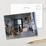 Carte Postale Studio en Rue de la Condamine | Fré dé ric Bazil<br><div class="desc">Le Studio de l'Artiste,  Rue de la Condamine (1870) de l'impressionniste français Fré dé ric Bazille. L'oeuvre originale est une peinture à l'huile sur toile représentant l'intérieur d'un studio d'art. Utilisez les outils de conception pour ajouter du texte personnalisé ou personnaliser l'image.</div>