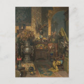 Carte Postale Studio intérieur par Julius Victor Berg (Devant)