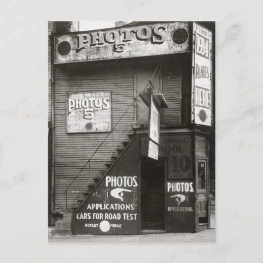 Carte Postale Studio Photo, 1934 (Devant)